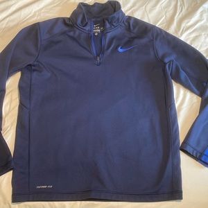 Men’s Nike blue quarter zip